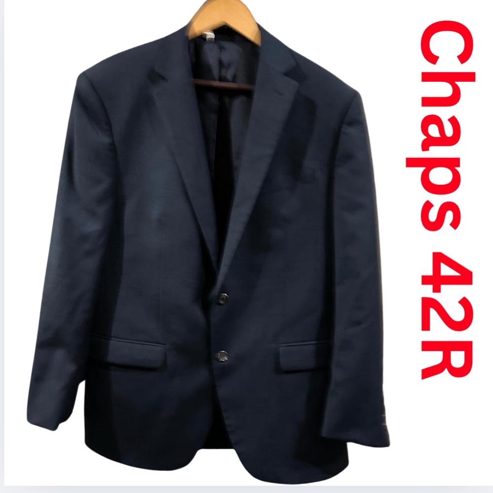 Chaps Men's Navy Blazer 42R

Rush Cotillion Weddings Formal Prom Homecoming